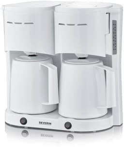 Duo Koffiezetapparaat 2x 8 Koppen - Severin KA 9314 wit — thumbnail 4