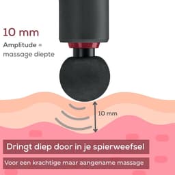 Beurer MG 89 CompactPower Limited Edition 25 Professionele Massage Gun – Diepe Spiermassage – 10 mm Slagdiepte – 5 Snelheden – 3 Opzetstukken – USB-C – Stil – Spierherstel & Ontspanning – 3 Jaar Garantie — thumbnail 4