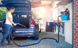 Tapijtreiniger - Tapijtwassers - Nat-Droogstofzuigers - Multifunctionele Stofzuiger - met Accessoires - Blaasfunctie - Stopcontact - voor Huis - Garage - Auto - Tapijt - 1500W - 18L - Blauw — thumbnail 4
