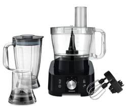 Heinner Multifunctionele Foodprocessor – 1000 W – Mengkom 3,5 L – Blender 1,8 L – 2 Snelheden en Pulsstand – Hak-, Kneed-, Snij-, Rasp-, Klop- en Maalfunctie – Zwart — thumbnail 5