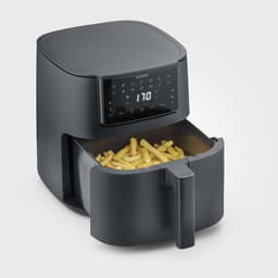 Severin FR 2462 Black Line Single XXL - Airfryer - Hetelucht friteuse - Touchscreen - 7 Liter - 12 Automatische programma's - 1700 Watt – Zwart — thumbnail 1