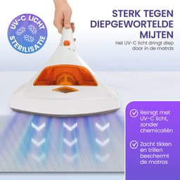 ELONEO Kruimeldief – Matrasstofzuiger met UV & HEPA - huisstofmijt- en allergievriendelijk — thumbnail 8