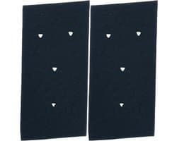Fixem® - Foam filter droger - Pluizen filter - Droger filter - geschikt voor Whirlpool Bauknecht - 2stuks - ( 4 gaatjes) - 481010345281, 481010716911