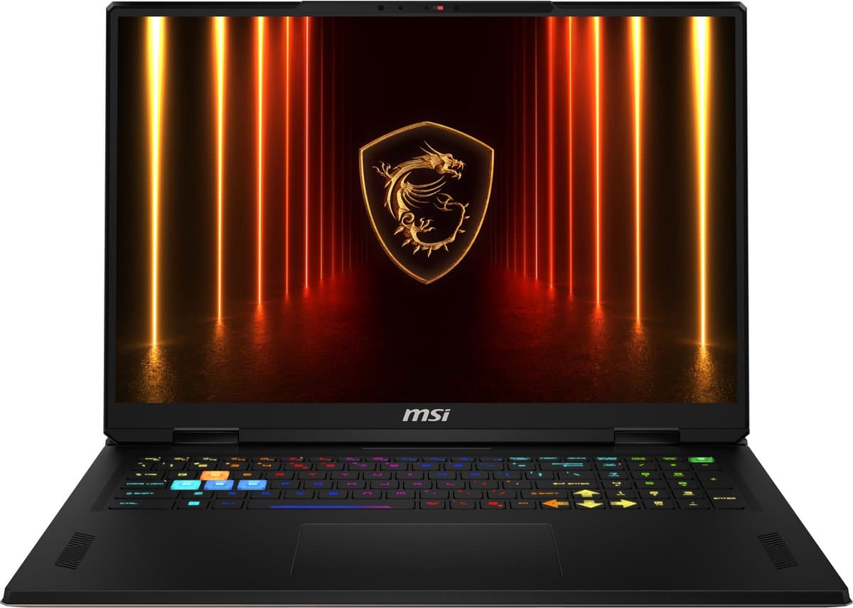 MSI Vector 18 HX AI A2XWIG-638NL - Gaming Laptop - Core Ultra 9 - RTX 5080 - 32GB/2000GB - 240 Hz - RTX 5080 — afbeelding 1