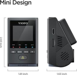 VIOFO A119 Mini 2 Dashcam – 2K QuadHD, WiFi, GPS, Sony STARVIS Nachtzicht — thumbnail 6