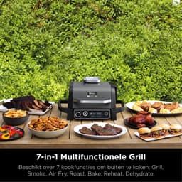 Ninja Woodfire - 7-in-1 Elektrische BBQ Grill, Smoker & Airfryer - Tafelmodel Barbecue - Geschikt voor Balkon - OG701EU — thumbnail 3