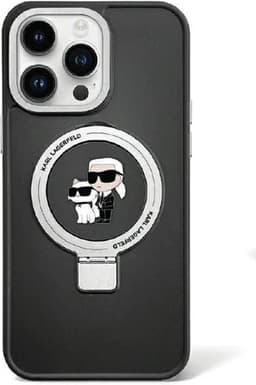 Karl Lagerfeld - Ring Stand MagSafe Etui - Zwart - iPhone 13 Pro - Hoogwaardige Bescherming — thumbnail 5