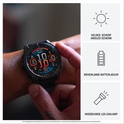 Garmin fenix 8 - 47mm - Multisport Smartwatch - AMOLED-Scherm - Donkergrijs/zwart — thumbnail 12