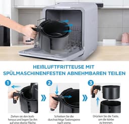 Airfryer XL 4 liter met Dual Cyclone Technologie - Gezonder Frituren met 90% Minder Vet — thumbnail 6