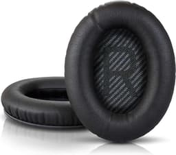 Somstyle Oorkussens Geschikt voor Bose QuietComfort 25/35/35II, QC25, QC35, QC35 II & QC45 Koptelefoon - 2 Stuks - Zacht Schuim - Eiwitleer - Zwart — thumbnail 3