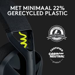 Logitech G435 LIGHTSPEED - Draadloze Gaming Headset - Bluetooth - PC, Mobile - Zwart — thumbnail 21