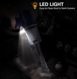 Cordless Auto Mini Handheld Vacuum Cleaner - Krachtige Zuigkracht - Oplaadbaar - 2 in 1 - Lichtgewicht - Thuis - Pet Hair - Auto Reiniging — thumbnail 3