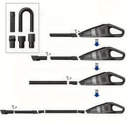 Bovista Kruimeldief - Handstofzuiger - Snoerloos - Draadloos - Auto Stofzuiger - Caravan - Best Verkocht - Car Vacuum Cleaner - Geel — thumbnail 4