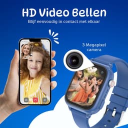 4G Smartwatch kinderen - GPS Horloge kind - HD Videobellen & Stappenteller - Speelgoed - Incl Simkaart — thumbnail 3