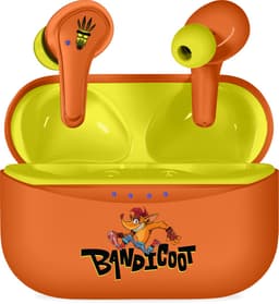 Crash Bandicoot - draadloze oordopjes - met oplaadcase - touch control - extra eartips - TWS earpods bluetooth — thumbnail 1