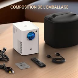 Projector - Mini - 1080P -Draagbaar - Beamer - Bluethooth — thumbnail 3