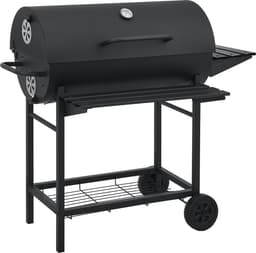 Houtskool BBQ Armento met deksel 95x108x61 cm zwart casa.pro — thumbnail 3