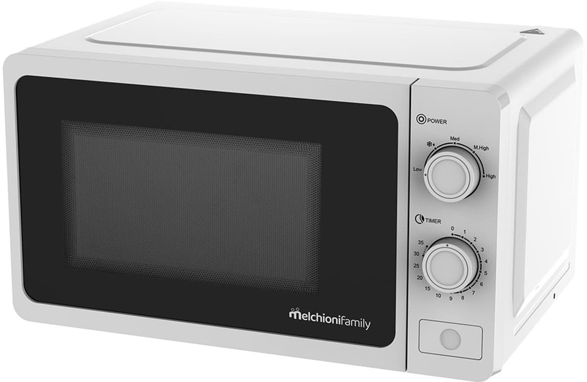 Melchioni 118380038 magnetron Wit Grill-magnetron Aanrecht 20 l 800 W — afbeelding 1