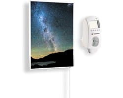 Infrarood Beeldverwarming 300 Watt - Slimme Thermostaat - 50x60 cm - Elektrisch - Voor Binnen - Vloermontage