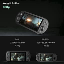 Android Gaming Handheld 5 Inch Mini LED - 8GB RAM - 128GB Opslag - Snapdragon 8 Gen 2 CPU - Wi-Fi 7 - Zwart — thumbnail 1