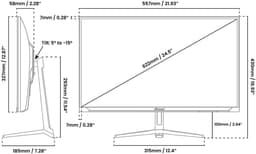 Arozzi Nova E-sport 25" led monitor — thumbnail 2
