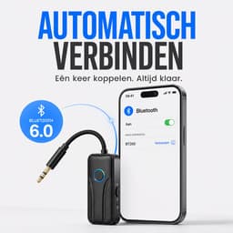 Rolio Bluetooth Receiver - BT 6.0 - 3.5mm AUX - Bluetooth Adapter - Bluetooth Auto via AUX - Aux Bluetooth - Handsfree — thumbnail 2