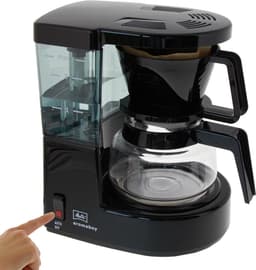 Koffiezetapparaat - Filterkoffiezetter - Koffie Zetten - Ruimtebesparend Design - 2 Kopjes - Zwart — thumbnail 4