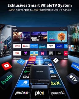 Mini Beamer 1920 X 1080 Full HD - LCD Projector - 1000 ANSI Lumen - Compact Draagbaar - Thuisbioscoop Beamer — thumbnail 3