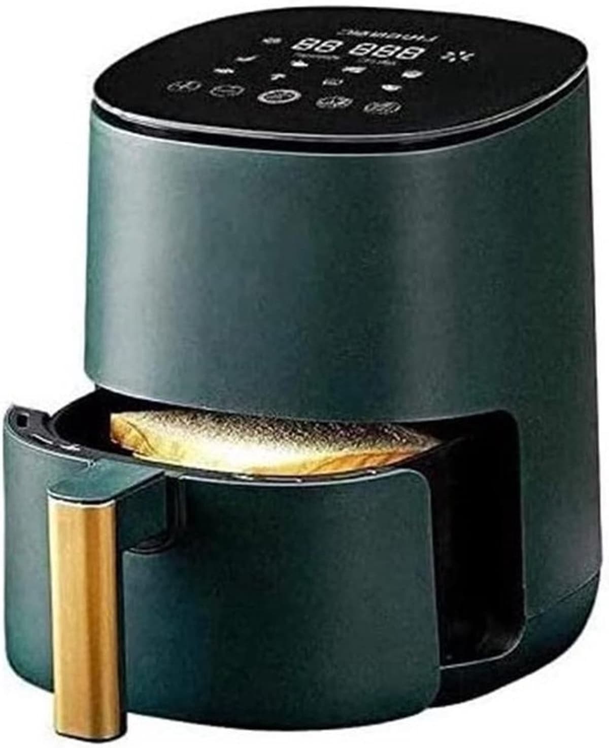 Oven met airfryerfunctie - Compacte friteuse - Gezond bereiden in de oven - Bediening via touchscreen - 2.5 Liter - Zwart met matte afwerking — afbeelding 1