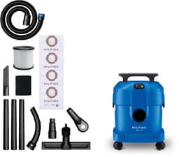 Nilfisk Multi I 12 DIY Edition Nat- & Droogzuiger 1100W - 12L Waterzuiger met Gereedschapsadapter, Boorhulpstuk & 4 Fleece Stofzakken — thumbnail 1