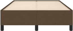 Bedframe, donkerbruin, 120 x 200 cm, gastenkamer, hotelbedframe, familiebed, bedframe voor slaapkamer, hotel, logeerkamer — thumbnail 5