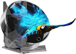 3D Hologram Fan, 3D Hologram LED Fan Projector, 1080x1600 Resolutie, 48 LED -lichten, Holografische Projector Advertentiedisplay met WiFi/App/Remote, voor Bedrijven — thumbnail 1