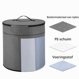 Multi Cooker afdekking voor multicooker, afdekhoes voor elektrische snelkookpan, beschermhoes voor slowcooker, accessoires, grijs met pijlpatroon — thumbnail 5