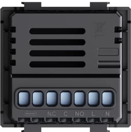 Wifi-thermostaat, programmeerbare module, 2P, 240 V, touch-display met achtergrondverlichting, wit, compatibel met houders — thumbnail 4