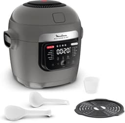Heteluchtfriteuse - Airfryer - met 2 lades - Voor het bereiden van complete maaltijden - XXL-capaciteit - 83L - Voor maximaal 8 personen - Zwart — thumbnail 3