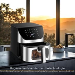 Zolvano® Heteluchtoven - Oven - Airfryer Oven -Zwart met grijs — thumbnail 3