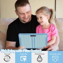 SnelShoppen - Kindertablet 10 Inch Android 13 met 6000mAh, Quad Core, 2GB RAM, 64GB ROM, HD IPS Scherm, Kindveilig, Wi-Fi, Ideaal voor Kinderen — thumbnail 3