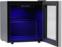 KitchenBrothers Drankkoelkast - 36L - Mini Koelkast - Glazen Deur - Minibar - 60 Blikjes - Zwart — thumbnail 4
