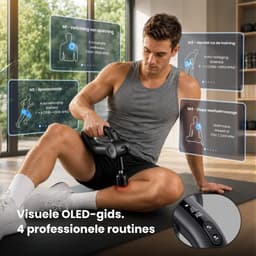 Massagepistool - Ijs Zwart - - Met Warmte & Koude Functie - Voor Spierpijnverlichting — thumbnail 4
