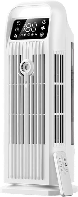 Mobiele Airco - Ventilator Koeler - Persoonlijke Koeling - Zonder Afvoerslang - 1200 ml Tank - Mat Zwart — thumbnail 3