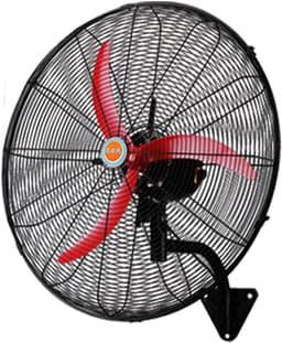 Zwenkende Wandventilator - Wandmodel Ventilator - Ruimte Koelen - Brede Stralingshoek - 650mm - Grijs — thumbnail 1