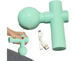 Spiermassage Gun - Deep Tissue Massager - Spierontspanning Herstel - 4 Snelheidsstanden - 10.7 x 10.4 x 5.2 cm - Zwart