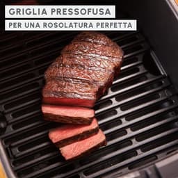 Airfryer XL - Hete Lucht Oven - Gezond Koken - Stille Technologie - 5 Liter - Zwart Rood — thumbnail 4