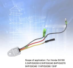 SnelShoppen - 5x Lage Olie Sensor met Alarm voor GX160 GX200 GX240 GX270 GX340 GX390 Motor Generator en Grasmaaier Onderdelen Waterpomp — thumbnail 2