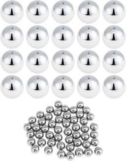 SnelShoppen - 50 Stuks 12,3mm Precisie Kogellager Staal G100 - Hoogwaardige Lagerballen voor Auto, Fiets, Motor, Skateboard, Grasmaaier, Luchtcompress — thumbnail 1