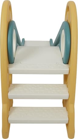 House Toys Kids Raketglijbaan - Eerste glijbaan, speelset voor binnen of buiten, tuinglijbaan groen en goud, H645 x B330 x D1250mm, LHT191GG — thumbnail 5