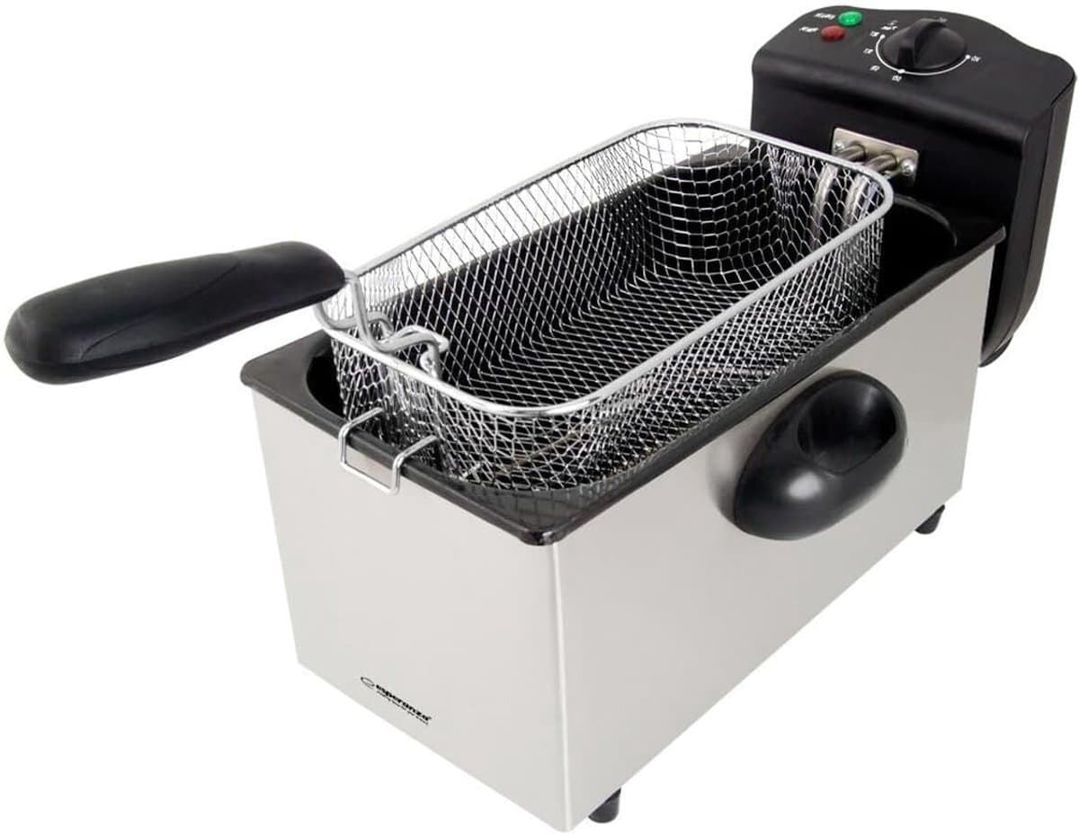 Friteuse - Keukenapparaat - Lekker Frituren - Krachtige 2000W - 3 Liter - Zwart — afbeelding 1