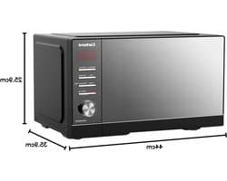 Magnetron met grill - Oven combi - Snel eten bereiden - Automatisch menu - 25 liter inhoud - Zwart