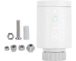 Radiator Aandrijving - Thermostaatventiel Slim - Energie Besparen - App Bediening - 9 x 5.2 x 3.8 cm - Wit