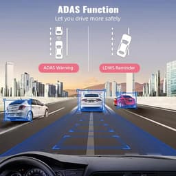 Auto Dash Cam - Mini Recorder - Veilig Rijden - ADAS Functies - 170 Gradengezichtsveld - Zwart — thumbnail 3